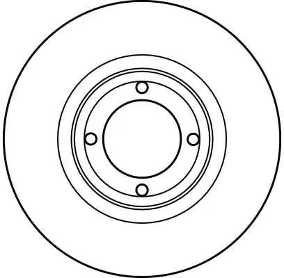 Handler.Part Brake disc TRW DF2613 2