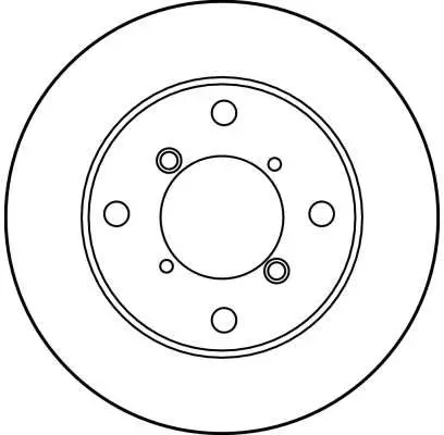 Handler.Part Brake disc TRW DF2710 2