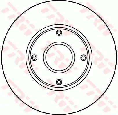 Handler.Part Brake disc TRW DF2713 1