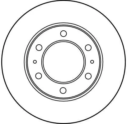 Handler.Part Brake disc TRW DF3035 2