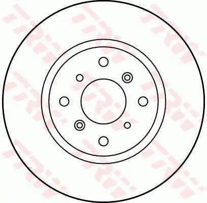 Handler.Part Brake disc TRW DF3113 1