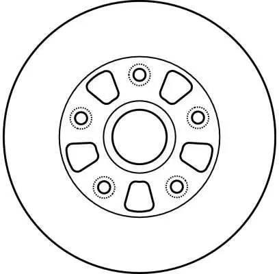 Handler.Part Brake disc TRW DF4009 2