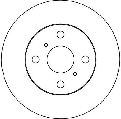 Handler.Part Brake disc TRW DF4014 1