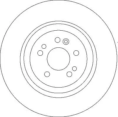 Handler.Part Brake disc TRW DF4222S 2