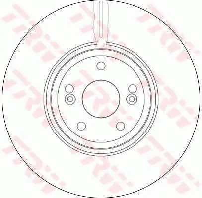 Handler.Part Brake disc TRW DF4231 1