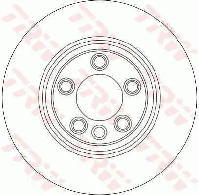 Handler.Part Brake disc TRW DF4305S 1