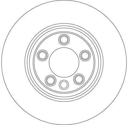 Handler.Part Brake disc TRW DF4305S 2