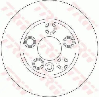 Handler.Part Brake disc TRW DF4307S 1