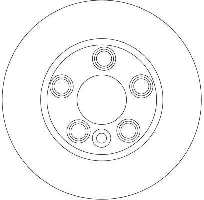 Handler.Part Brake disc TRW DF4307S 2