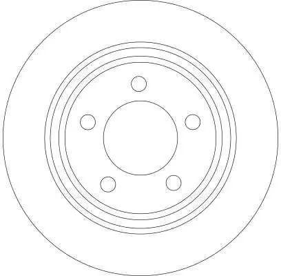 Handler.Part Brake disc TRW DF4420 2