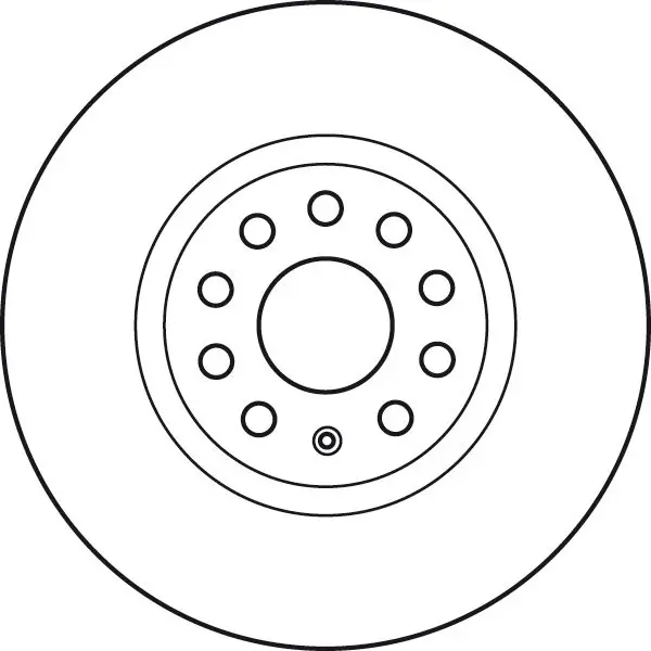 Handler.Part Brake disc TRW DF4464S 4