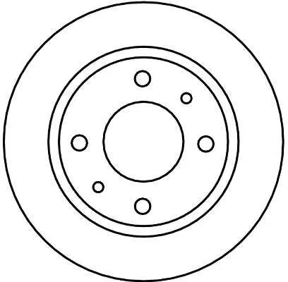 Handler.Part Brake disc TRW DF4474 2