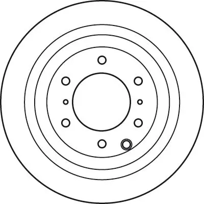 Handler.Part Brake disc TRW DF4944S 2