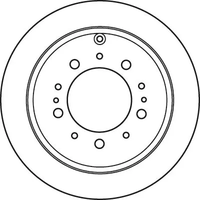 Handler.Part Brake disc TRW DF4965S 2