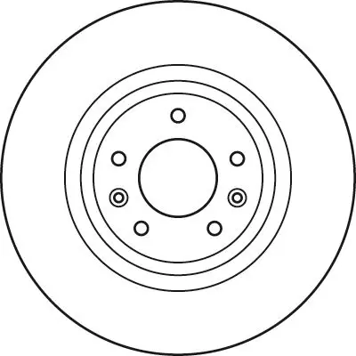 Handler.Part Brake disc TRW DF4970S 2