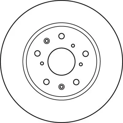 Handler.Part Brake disc TRW DF4975 2