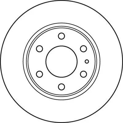 Handler.Part Brake disc TRW DF4988S 2