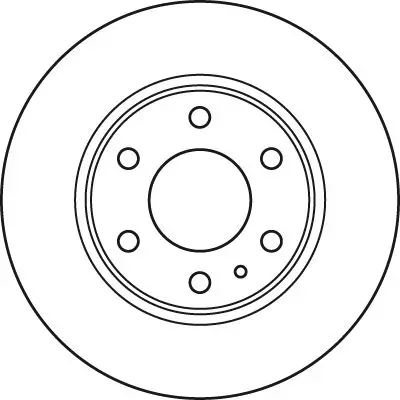 Handler.Part Brake disc TRW DF4992S 2