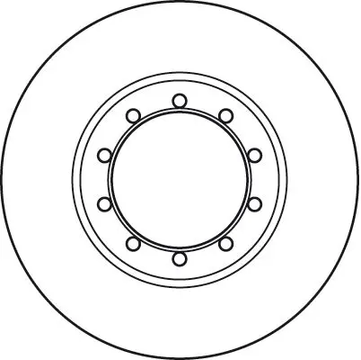 Handler.Part Brake disc TRW DF6049 2