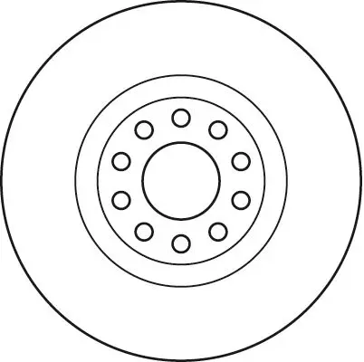 Handler.Part Brake disc TRW DF6060S 2