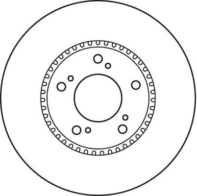 Handler.Part Brake disc TRW DF6062 2