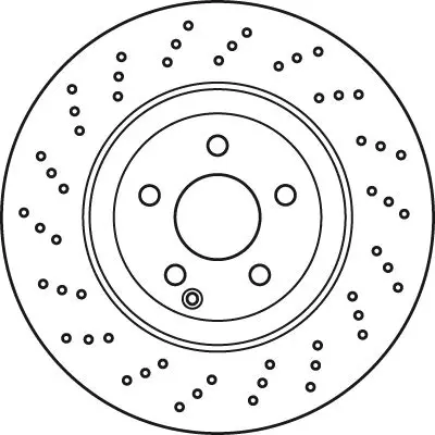 Handler.Part Brake disc TRW DF6077S 2