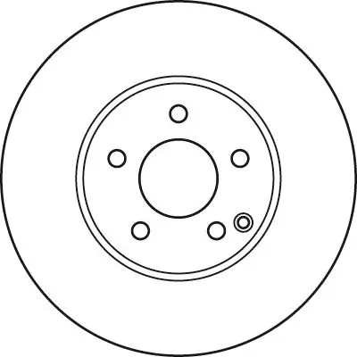 Handler.Part Brake disc TRW DF6078S 2