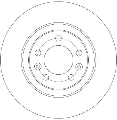 Handler.Part Brake disc TRW DF6134 2