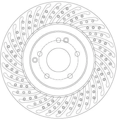 Handler.Part Brake disc TRW DF6153S 2