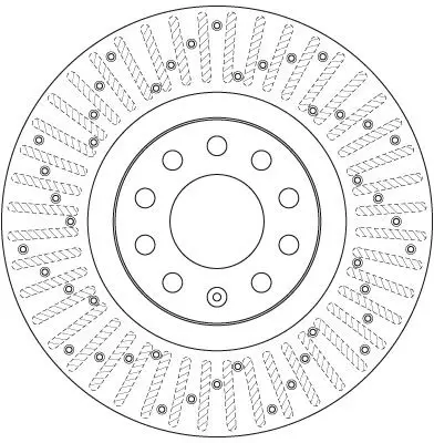 Handler.Part Brake disc TRW DF6189S 2