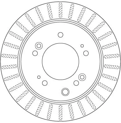 Handler.Part Brake disc TRW DF6191S 2