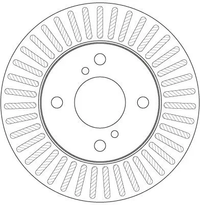 Handler.Part Brake disc TRW DF6214 2