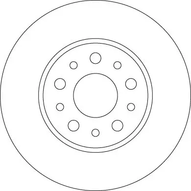 Handler.Part Brake disc TRW DF6228 2