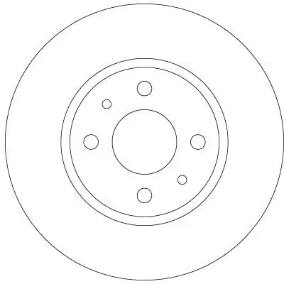 Handler.Part Brake disc TRW DF6231 2