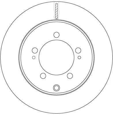 Handler.Part Brake disc TRW DF6274 2