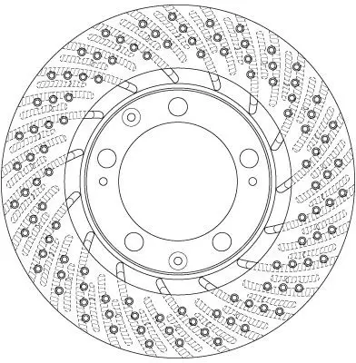 Handler.Part Brake disc TRW DF6466S 2