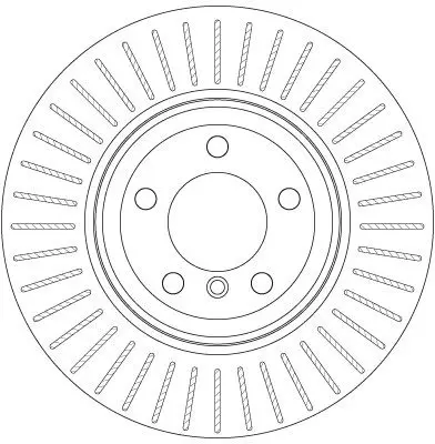 Handler.Part Brake disc TRW DF6476S 2