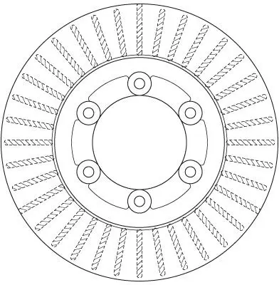 Handler.Part Brake disc TRW DF6487 2