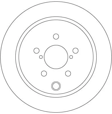 Handler.Part Brake disc TRW DF6503 2