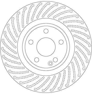 Handler.Part Brake disc TRW DF6631 2