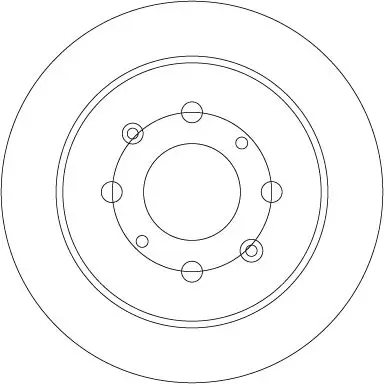 Handler.Part Brake disc TRW DF6673 2