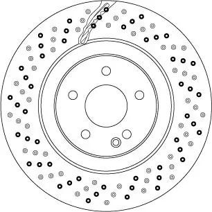 Handler.Part Brake disc TRW DF6741S 2