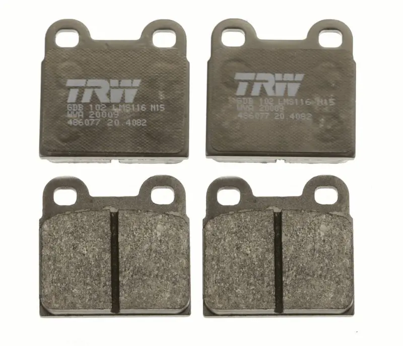 Handler.Part Brake pad set, disc brake TRW GDB102 2