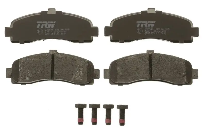 Handler.Part Brake pad set, disc brake TRW GDB1059 2