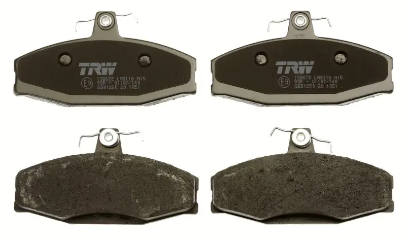 Handler.Part Brake pad set, disc brake TRW GDB1280 2