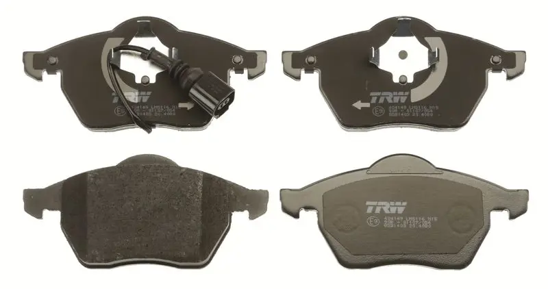 Handler.Part Brake pad set, disc brake TRW GDB1403 2