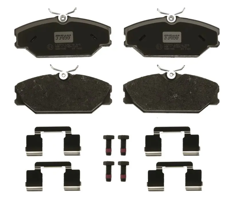 Handler.Part Brake pad set, disc brake TRW GDB1405 2