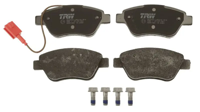 Handler.Part Brake pad set, disc brake TRW GDB1482 2