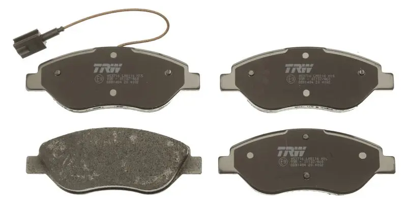 Handler.Part Brake pad set, disc brake TRW GDB1484 2