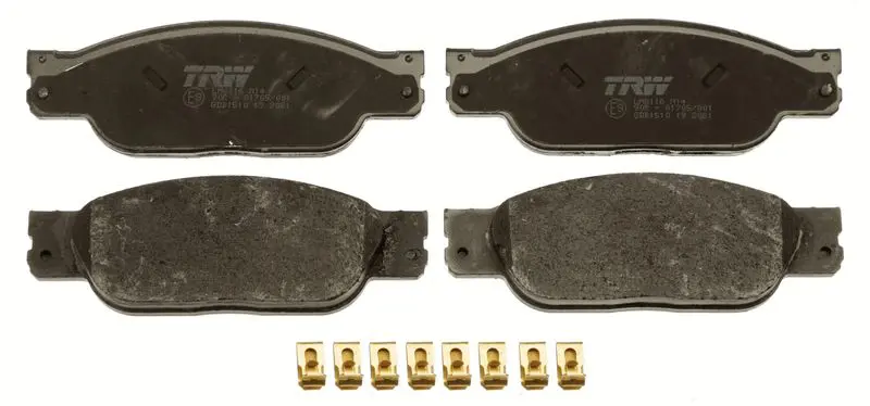 Handler.Part Brake pad set, disc brake TRW GDB1510 2